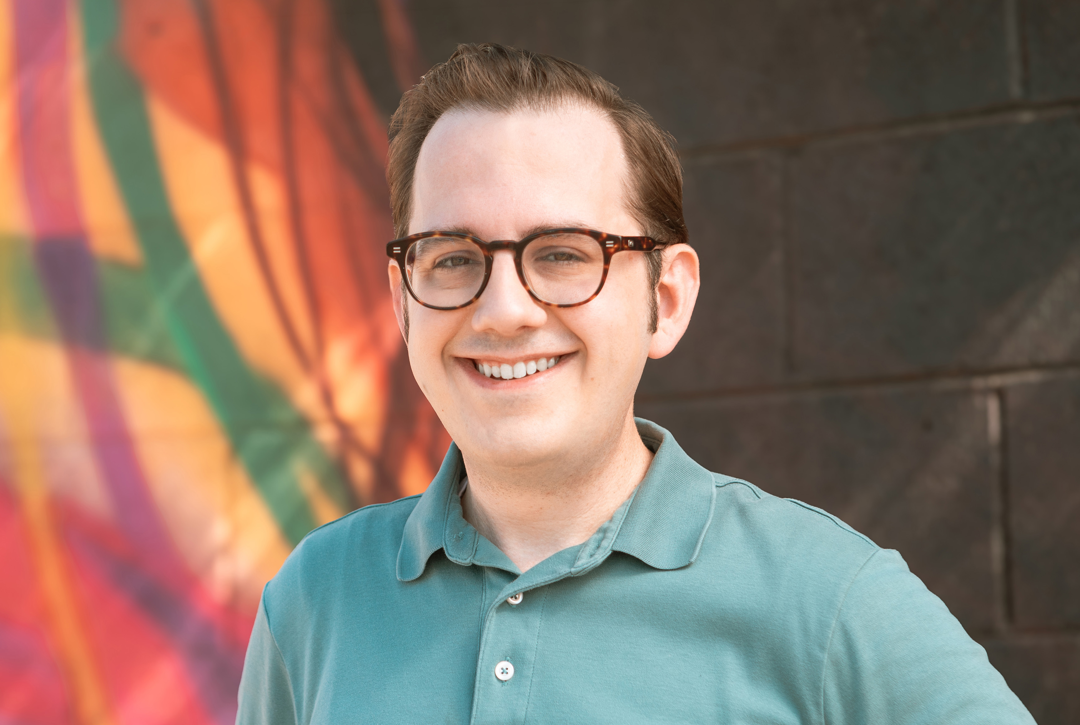 Taylor Costello in Phoenix's Oak Street Alley Murals 